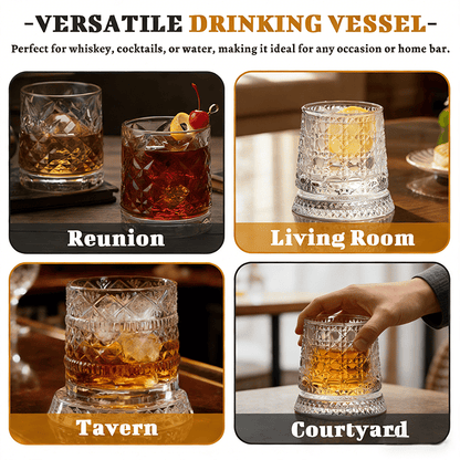 🍻The Zenith 360° Kinetic Crystal Whiskey Tumbler