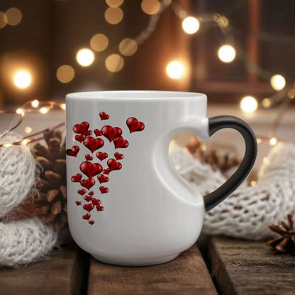 💖Magic Heart Mug: Color-Changes With Hot Water!