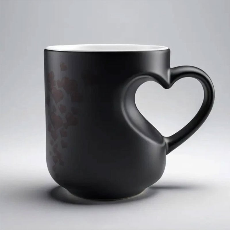 💖Magic Heart Mug: Color-Changes With Hot Water!