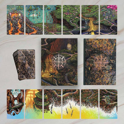 🔮The Oracle of Many Paths – 78-Card Oracle Deck🃏| Premium Foil & Gilded Edges | 📖 Includes Guidebook