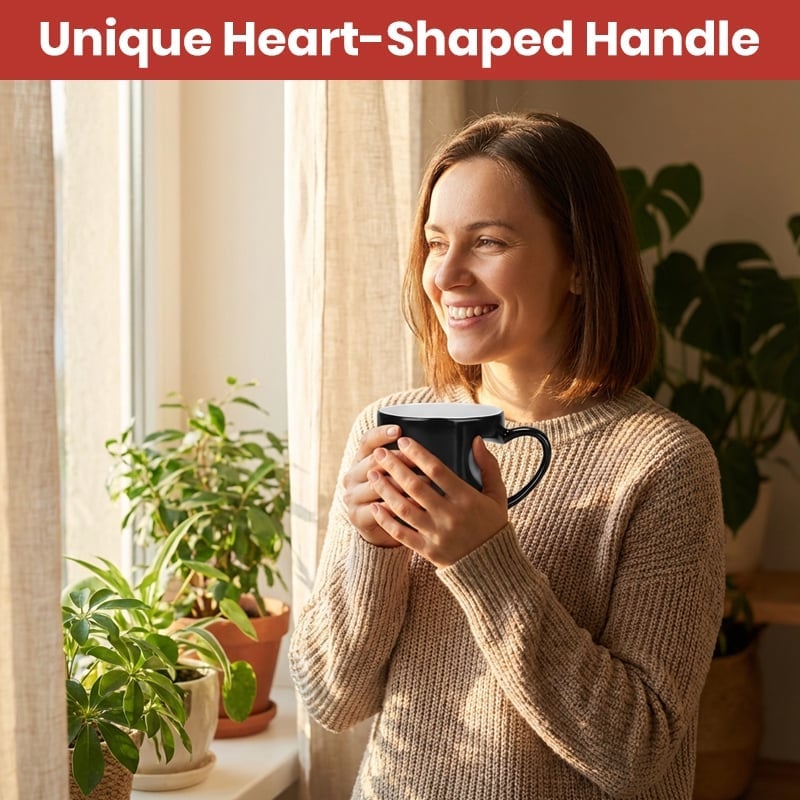 💖Magic Heart Mug: Color-Changes With Hot Water!