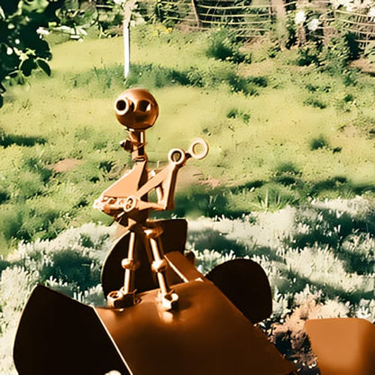 🔥Last Day 🥁Handmade Metal Rock Band Windmill🎁(Includes a 70cm bracket)