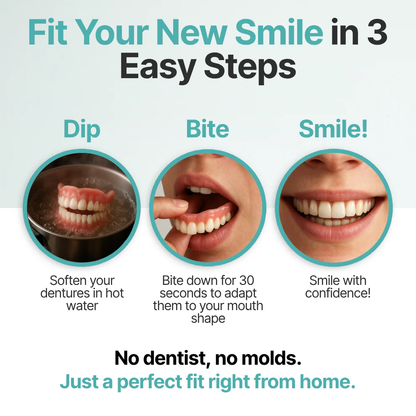 🔥LAST DAY 70% OFF -🏆ENOSINY™ Custom Custom-Fit Full Functional DenturesMake you more confident – Made in the USA & FDA-Certified