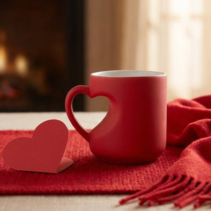 💖Magic Heart Mug: Color-Changes With Hot Water!
